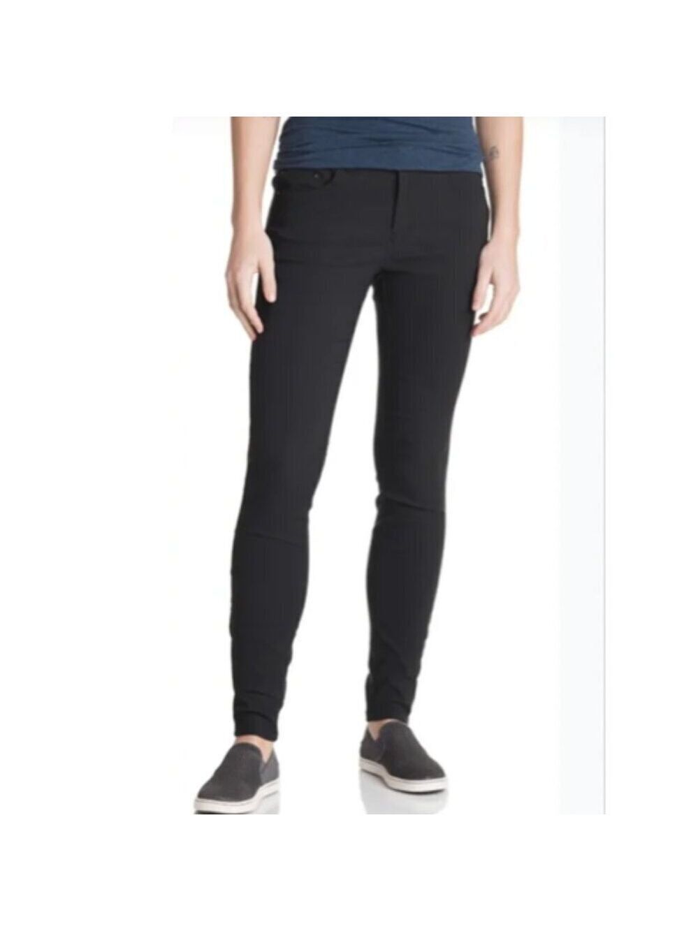 MEC Black Nylon Spandex Skinny Jeans Size 8